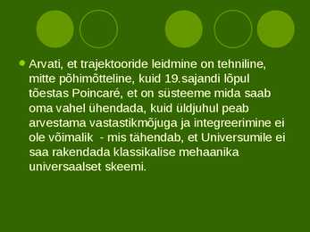Mehaanika ajalugu #6