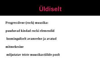 Progressiivne rock #5