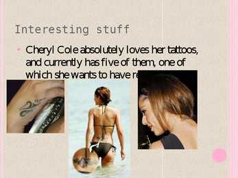 Cheryl Cole powerpoint esitus #14