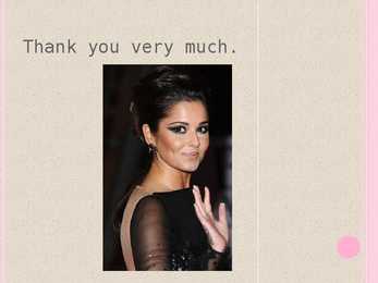 Cheryl Cole powerpoint esitus #17