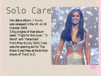 Cheryl Cole powerpoint esitus #7