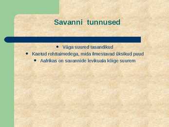 Savann PowerPoint #3
