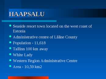 Haapsalu powerpoint #2