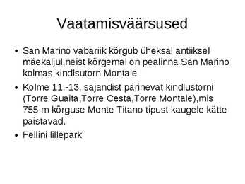 San Marino- slaidid- #30