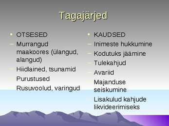 Maavärinad- slaidid- #9