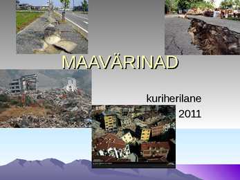 Maavärinad- slaidid-