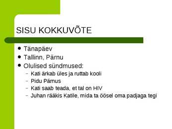 Kirjaklambritest vöö põhjalik esitlus #6