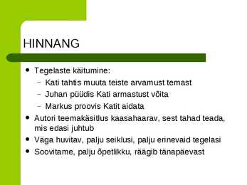Kirjaklambritest vöö põhjalik esitlus #7