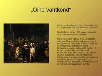 Rembrandt elulugu #10