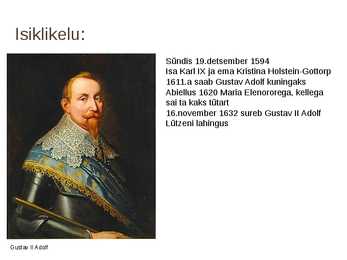 Gustav II Adolf- slaidid- #2