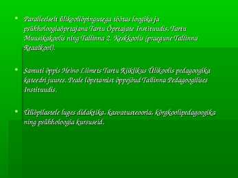 Heino Liimets #3