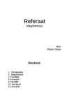 Referaat - Magustoidud