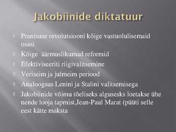 Jakobiinid- slaidid- #6