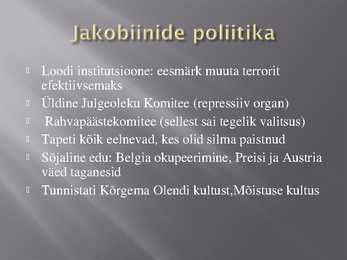 Jakobiinid- slaidid- #7