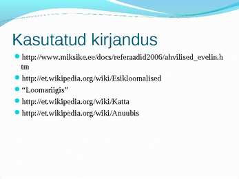 Esikloomalised #12