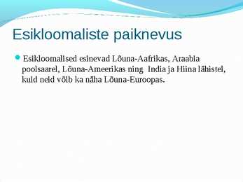 Esikloomalised #3