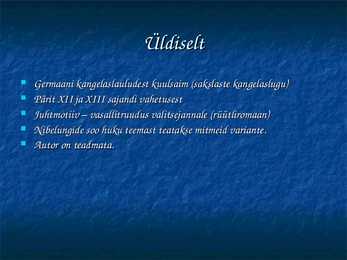 Nibelungide laul- slaidid- #2