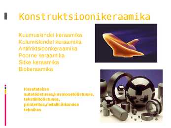 Tehnokeraamika powerpoint #3
