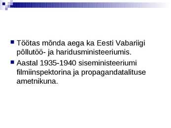 Artur Adsoni elulugu #3