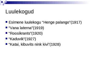Artur Adsoni elulugu #6