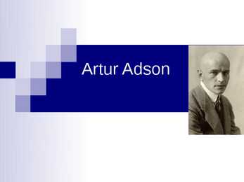 Artur Adsoni elulugu