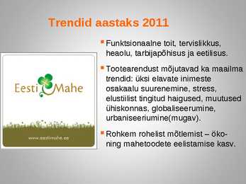Toiduainetööstus - geograafia #12