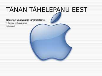 Apple presentatsioon #12