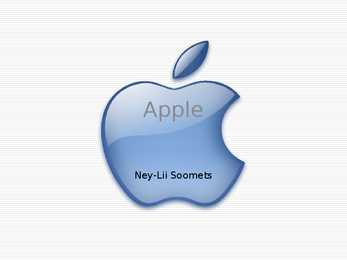 Apple presentatsioon
