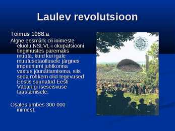 Slideesitlus-Eesti vabariigi taasiseseisvumine #6