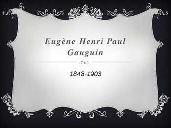 Eugène Henri Paul Gauguin