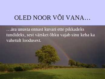 Õhuõpetus #14