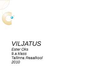 Viljatus - esitlus