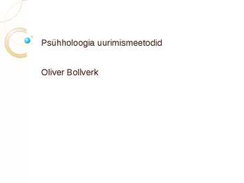 Psühholoogia uurimismeetodid