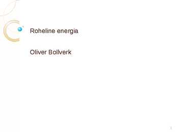 Roheline energia