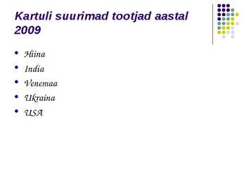 Mugul- ja köögiviljad #4