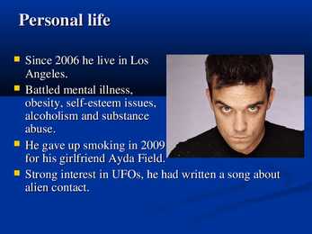 Slideesitlus-Robbie Williams #6