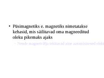 Püsimagnet #2