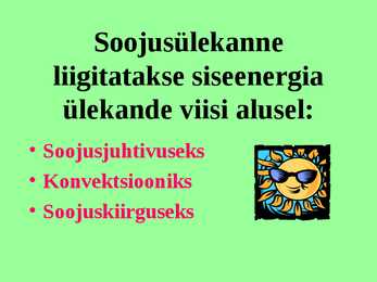 Soojusülekanne #3
