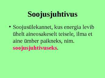 Soojusülekanne #4