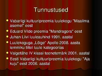 Doris Kareva powerpoint #7