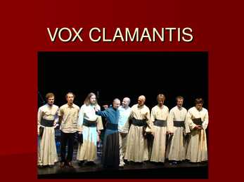 VOX CLAMANTIS powerpoint