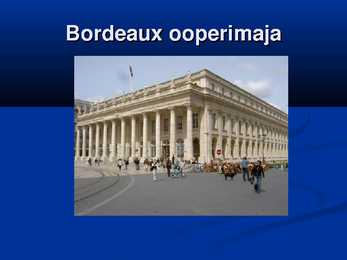 Bordeaux linna lühiülevaade powerpoint #7