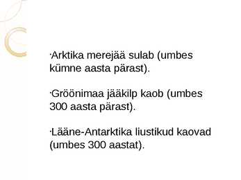 Kliimamuutuste tagajärjed #11