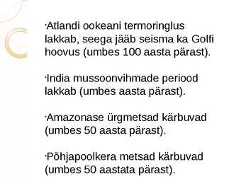 Kliimamuutuste tagajärjed #12