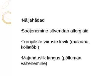 Kliimamuutuste tagajärjed #8