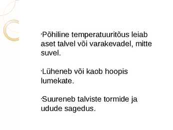 Kliimamuutuste tagajärjed #9