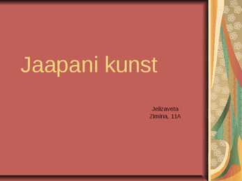 Jaapani kunst