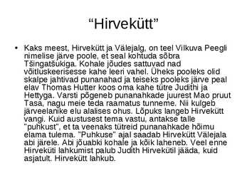 James Fenimore Cooper-Hirvekütt #3