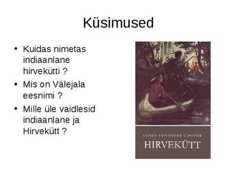 James Fenimore Cooper-Hirvekütt #4