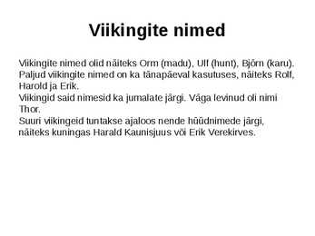 Kunstiajalugu - Viikingid #7
